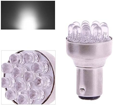 SINEDY 1157 12 LED Car Turn Signal Tail Rear Light Pure White 12V Shining Brightly