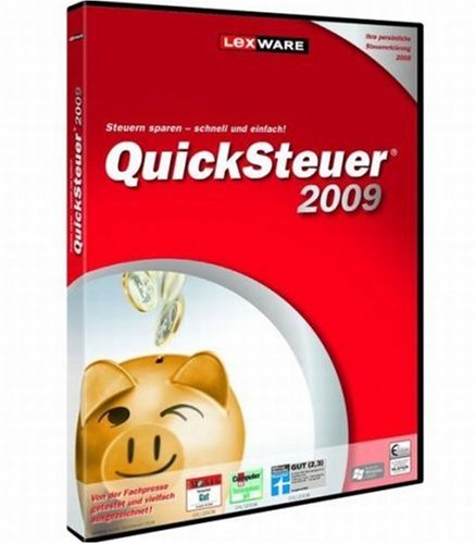 Childrens Toyshop  Software : QuickSteuer 2009 (Version 15) DVD-Verpackung