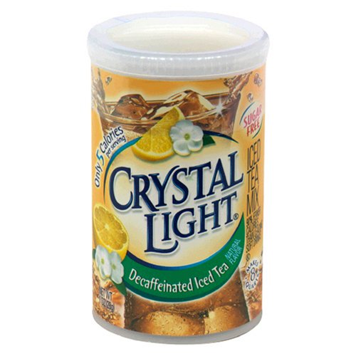 Crystal Light Iced Tea, Decaffeinated, 1-Ounce Unit (Pack of 6)
