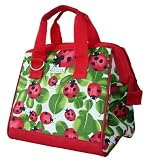 Sachi 34-029 Insulated Fashion Lunch Tote, Ladybug