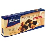 Bahlsen Waffeletten Cookies, Dark Chocolate, 3.5-Ounce Boxes (Pack of 12)