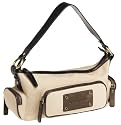 Burberry Women's Medium Canvas Soho Multi Pocket Handbag, Natural