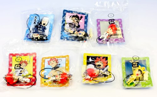 ピューと吹く！ジャガーマスコット 笛型プレート付きマスコット フィギュア 食玩 カバヤ（全７種セット）