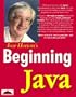 Beginning Java