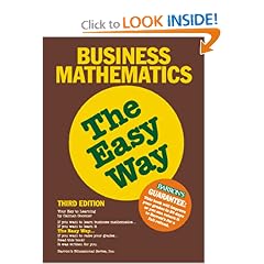 Business Math the Easy Way (E-Z Business Math)