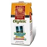Copper Moon Rainforest Res Organic Coffee, Ground, 10-Ounce Bags (Pack of 3)