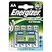 Energizer - 635730 - Pile Rechargeable Extr&ecirc;me 4 HR6 - 2300 mAh