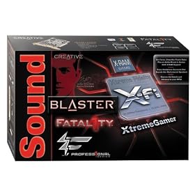 Creative Sound Blaster X-Fi XtremeGamer Fatal1ty Pro Series Sound Card Creative Sound Blaster X-Fi XtremeGamer Fatal1ty Pro Series Sound Card
