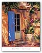 Patio Provenzal by Kiku Poch 19.625"x23.625" Art Print Poster