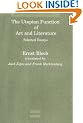The Utopian Function of Art and Literature (Studies in Contemporary German Social Thought)