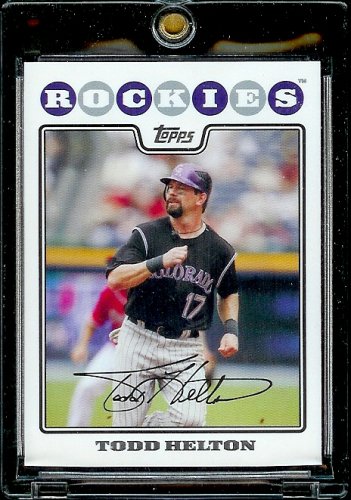 Buy 2008 Topps Baseball Cards # 195 Todd Helton - Colorado Rockies - MLB Baseball Trading Card in a... by Topps