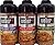 Weber All Natural Seasoning Blend 3 Flavor Variety Bundle: (1) Weber N'Orleans Cajun Seasoning Blend, (1) Weber Roasted Garlic & Herb Seasoning Blend, and (1) Weber Kick'N Chicken Seasoning Blend, 5.0 - 5.5 Oz. Ea.