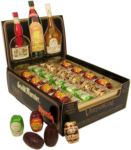 Liquor Filled Chocolate Barrels [36CT Box] by Very SpeciaL