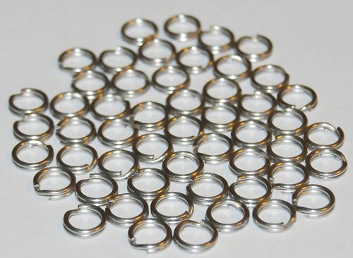 Stainless Steel Split Rings - 50pc - 15mm Large