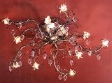 Contemporary Lamps, Ramo Ten Light Strass Swarovski Crystal Flush Mounted Ceiling Light by Eurofase--Excellent customer service--see our feedback.