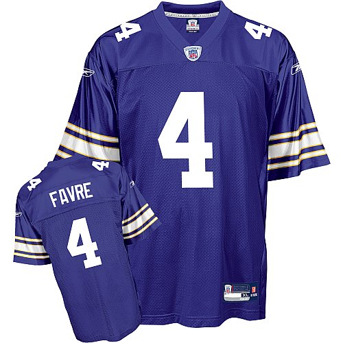 Reebok Minnesota Vikings Brett Favre Replica Alternate Jersey Medium