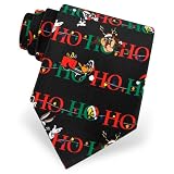 Ho Ho Ho Toons by Looney Tunes black polyester ties