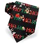 Ho Ho Ho Toons Tie by Looney Tunes - Black Polyester
