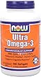 Now Foods Ultra Omega 3, Fish Oil Soft-gels, 180-Count