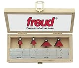 Freud 89-200 4-Piece Chamfer Bit Set