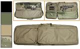 New NcStar Premium Double Rifle Ruggedly Built Case Green Heavy Duty Double Zippers Backpack