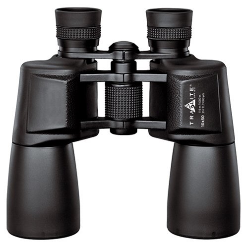 Trailite TL-TR103BK Optics Fernglas Trail 10x50 schwarz inkl. Halstrageriemen und Nylontasche