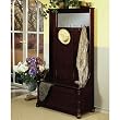 Powell Furniture Heirloom Cherry Hall Tree with Storage Bench