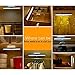 AGPtek Portable Wireless Battery Powered 10 LED 120 Degrees DIY Stick-on Anywhere Motion Sensor Light with Magnetic Strip for Closet, Cabinet, Stairs -- Warm White (Sensitivity: within 3 meters)