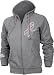 TITLE Knock Out Breast Cancer Zip-Up Women's Hoody, X, GR