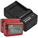 Bundlestar Akku Ladeger�t 4 in 1 inkl. Ladeschale f�r Sony NP-FW50 + 2x BAXXTAR PRO ENERGY * Ersatzakku f�r Sony NP-FW50 passend zu Sony NEX-6 NEX-F3 NEX-7 NEX-7B NEX-7C NEX-7K NEX-3 NEX-3N NEX-C3 Nex-5 NEX-5N NEX-5K NEX-5R SLT A55 A33 A35 A37 usw -- mit Kfz-Adapter, Netzstecker deutsch, USB und -- NEUHEIT mit Micro USB Anschluss !