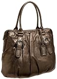 Badgley Mischka Platinum Bianca Metallic Shoulder Bag