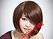 SIMUSTY SYNTHETIC Short Bob Natural Black Women Wig