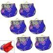 6 Chinese Coin Change Purse Jewelry Chain Travel Pouch