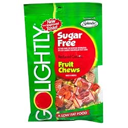GoLightly Sugar-Free Candy, Fruit Chews, 3.5-Ounces (Pack of 12)