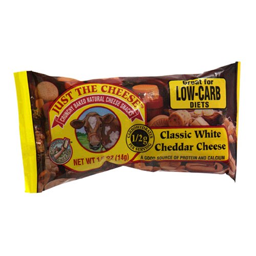 Just the Cheese Bars, White Cheddar, 0.5-Ounce Bars (Pack of 15)