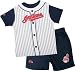 Cleveland Indians Toddler Pinstripe Short Set
