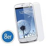 vau Screengards - Displayschutzfolie f�r Samsung Galaxy S3 (8er-SET ultra transparent, unsichtbar)von "vau"