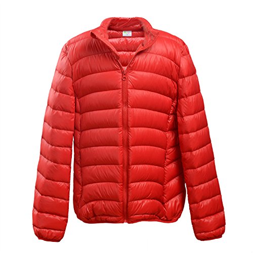 (ハイハート)Hiheart ダウン ジャケット レデイース 軽量 ライトダウン コート 山ガール 収納袋付き