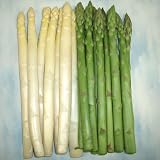 北海道のアスパラ（グリーン＆ホワイト）計１ｋg、予約販売、５月中旬～ご注文順にお届け