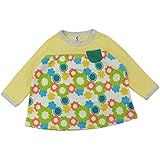 【H28年春物】 chocola(ショコラ) ガーゼ天竺花柄チュニックTシャツ 90cm/イエロー NO.CH-1621-18018