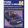 Ford Escort and Orion Diesel Service Repair Manual: 1990 to 2000 (H to X Reg) (Haynes Service and Repair Manuals)