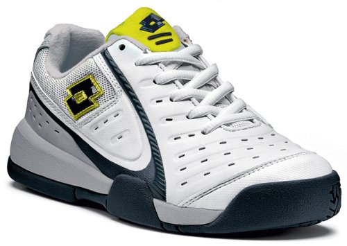 Lotto Tennisschuh Interceptor Due junior, Unisex - kinder, weiß/grau