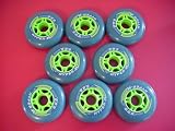 8pk Hyper Rollerblade Inline wheels 84mm 89A LONG LASTING
