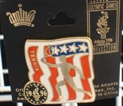 USA Flag Tennis - 1996 Atlanta Olympic Pin