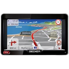 Becker Active 50 (12,7 cm (5'') Bildschirm, 44 L�nder Europas vorinstalliert, HQ TMC� Verkehrsfunkempf�nger, Bluetooth� Freisprecheinrichtung, Becker SituationScan, Becker OneShot Sprachsteuerung) schwarz/silber-metallic