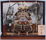 鎧飾り平飾五月人形よろい 15号　小桜革縅(赤)鎧 ys-5652