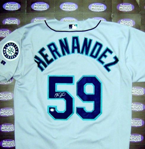 Felix Hernandez Autographed/Hand Signed Baseball Jersey (Seattle Mariners)