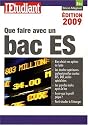 Que faire avec un bac ES