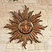 Sun Face Brass Wall Decor Sculpture 30