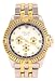 Parklane PLCMB01/A Gents White Dial Two Tone Bracelet Watch with Chronograph effect on Dial